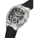 thumbnail image 4 of Reloj GUESS para hombre con correa negra de 42 mm y esfera color bronce, tono plateado, 4 of 6