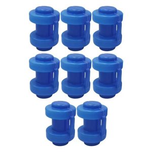 Ioensy - 8 Uds. Tapas De Poste Para Trampolín, Tapas De Extremo De Poste De 25Mm, Tapas De Extremo De Poste De Red