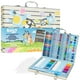 thumbnail image 1 of Kit de dibujo con lápices de colores azules de Art Supplies con funda para niños, 1 of 3