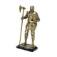 thumbnail image 1 of Figura De Caballero Coleccionable, Artesanía, Escultura Para Entrada, Dormitorio, Oficina, Oro, 1 of 5