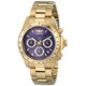 thumbnail image 1 of Reloj Invicta 18257 Speedway chapado en oro iónico de 18 qui, 1 of 6