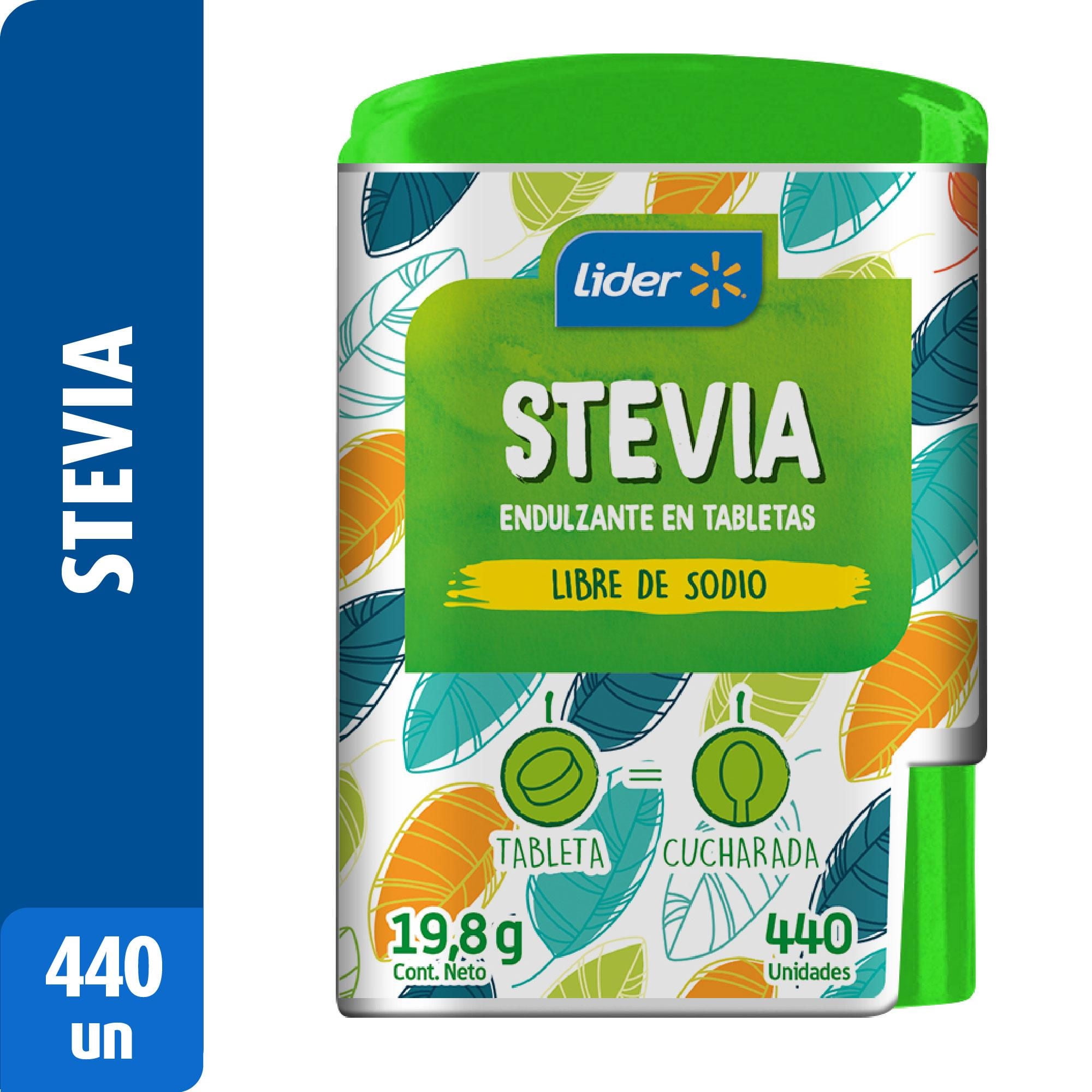 Endulzante Tableta Stevia Display 440 Un Lider