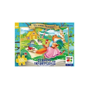 Puzzle 100 Piezas - El Zorro Travieso - Toyng