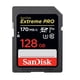 thumbnail image 1 of Tarjeta Sd Pro Sandisk 128Gb Extreme Pro 4K Ultra Hd -100, 1 of 2