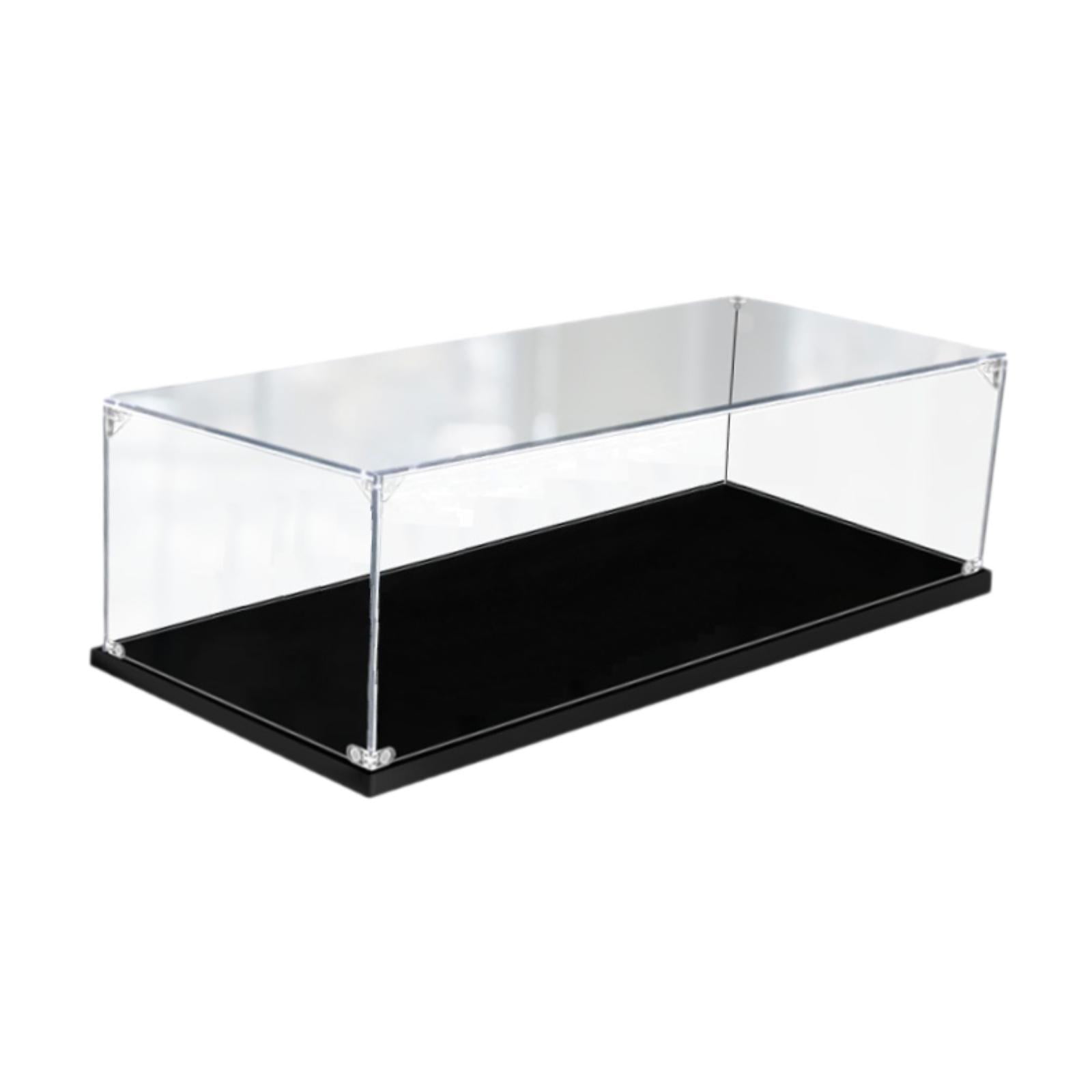 Magideal - Estuche De Exhibición Transparente, Estuche De Almacenamiento Apilable, Cubierta Antipolvo Transparente, Estuche De Exhibición Para Figuras De Modelos, Caja De Placa De 2 Mm De Espesor