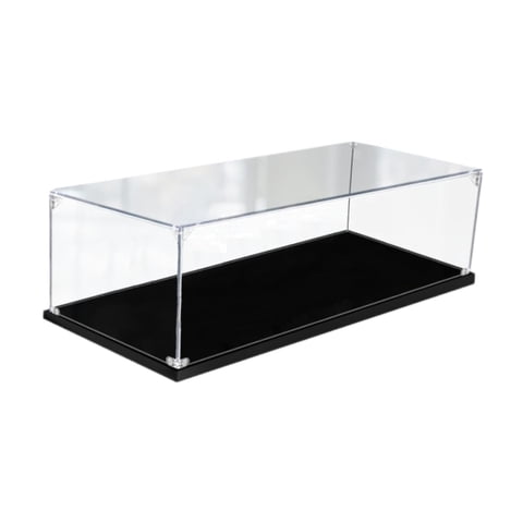 Magideal - Estuche De Exhibición Transparente, Estuche De Almacenamiento Apilable, Cubierta Antipolvo Transparente, Estuche De Exhibición Para Figuras De Modelos, Caja De Placa De 2 Mm De Espesor