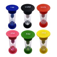 Bothyi - 6X Temporizador De Reloj De Arena Portátil Temporizador De Reloj De Arena Para Actividades En El Aula En El Hogar