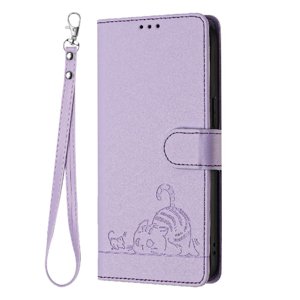 Funda Tipo Cartera Foxdock Para Xiaomi Poco F5 Pro Con Soporte, Ranuras, Rfid, Diseño De Gato