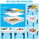 thumbnail image 3 of Mesa de actividades para niños OCATO para niños pequeños con 2 sillas y un bloque de 152 piezas, 3 of 3