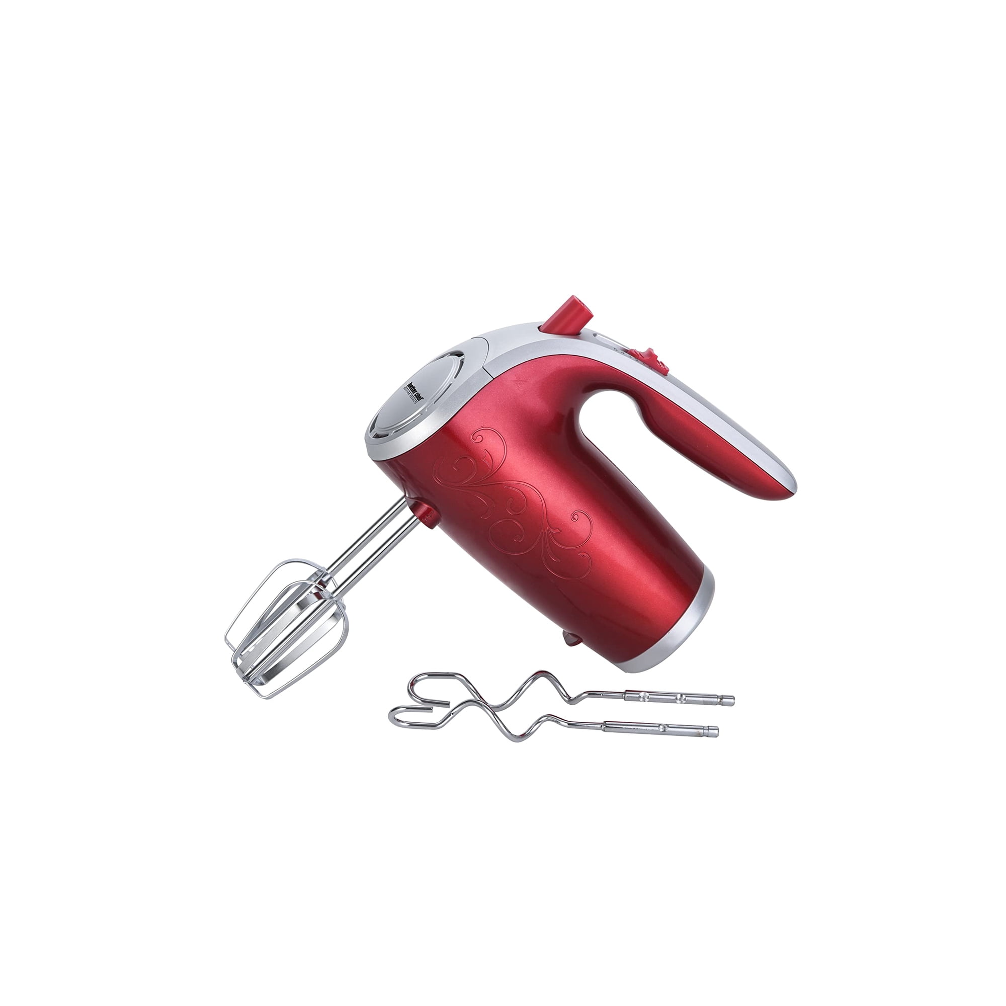 Batidora De Mano Eléctrica Better Chef 5 Velocidades 150w 120v Roja