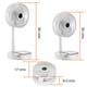 thumbnail image 3 of Ventilador USB de escritorio altura ajustable Blanco, 3 of 5