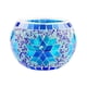 thumbnail image 4 of Candelero Tealight De Cristal De Mosaico Para Casarse Azul, 4 of 5