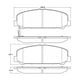 thumbnail image 1 of Pastillas Freno Para Auto 500.12860, 1 of 3