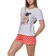 thumbnail image 2 of Pijama Corto Mujer Blanco M, 2 of 3