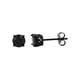 thumbnail image 3 of Aretes Believe Brilliance de Acero Inoxidable, Set de 3 Pares, 6 mm, Negro y Blanco, 3 of 3