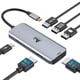 thumbnail image 1 of Estación de acoplamiento USB C con doble monitor LIONWEI Hub 6 en 1 de 100 W, 1 of 8