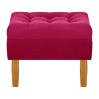 Bodevir - Pouf Wood 1C Felpa 04 Burdeo