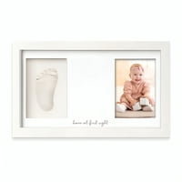 Gnerica - Kit De Marco De Foto Y Huella Pies O Mano De Bebé Arcilla