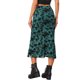 thumbnail image 3 of INSPIRE CHIC Falda Floral para Mujer con Cintura Alta Elástica de Malla Cola de Sirena Otoño Invierno Elegante Falda Midi XL Azul Pavo Real, 3 of 6