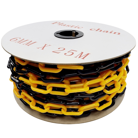 Linea Sport - Cadena De Plástico Delimitadora 6Mmx25M