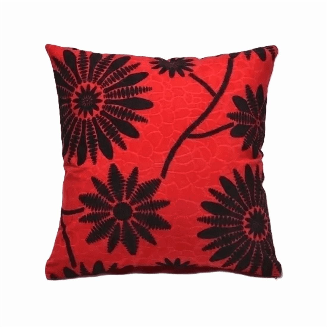 Genérico - Fundas De Cojín Con Diseños Y Colores 43x43 Cm - Girasol Rojo