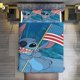 thumbnail image 1 of Stitch American Flag 3 Pieces Duvet Cover Set Full Size Super Soft Fade Resistant Microfiber, 1 of 4