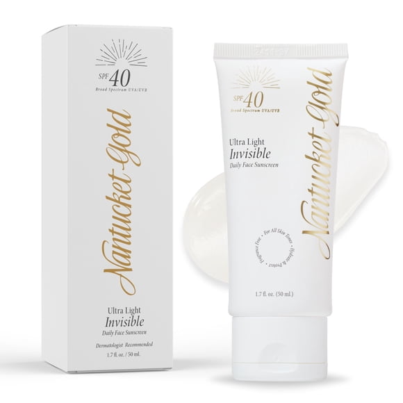 Crema hidratante Nantucket Gold Daily Face SPF 40 50 ml con ácido hialurónico