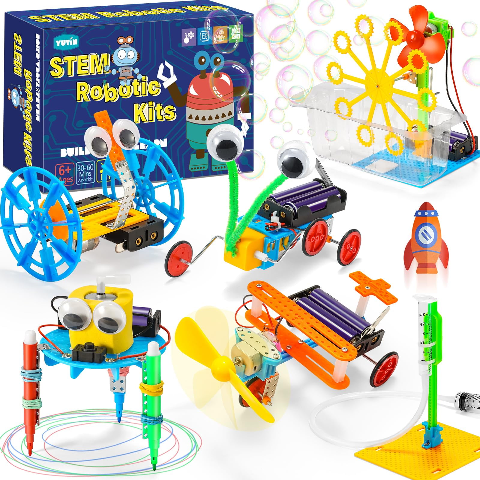 Kits Stem Para Actividades Robóticas De Yutin De 8 A 10 Años Y Niños De 8 A 12 Años