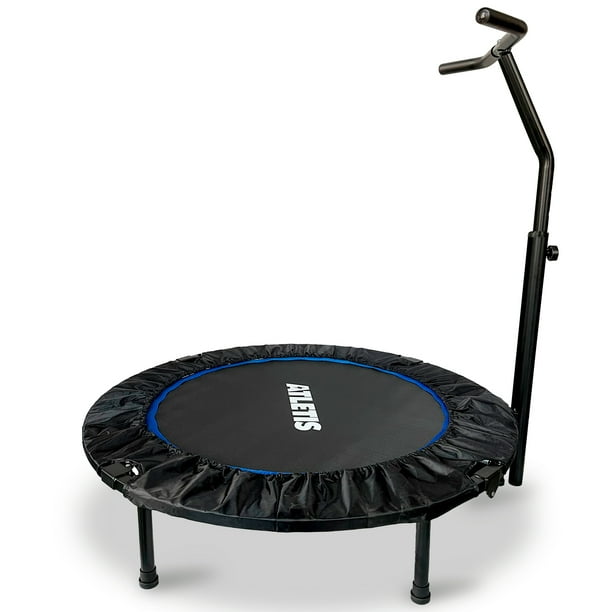 Trampolín con barra 1.02mts Pro Fitness Azul