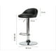 thumbnail image 3 of Silla Piso Bar Altura Regulable Taburete Con Respaldo Bj001, 3 of 3