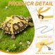thumbnail image 3 of Uxcell Arnés Ajustable para Tortugas con Correa y Campana Alas de Cuero Suave a Prueba de Escape Cuerda para Caminar Pequeña Negra, 3 of 7