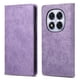 thumbnail image 1 of Funda tipo cartera con bloqueo RFID para Xiaomi Redmi Note 14 Pro 4G Con tapa abatible, portatarjetas, cierre magnético, TPU y soporte Morado, 1 of 6