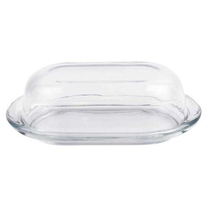 Pasabahce - Set De 2 Mantequillero Vidrio Linea Basica