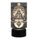 thumbnail image 2 of Lampara Ilusion 3D Harry Potter Símbolos de 7 colores, Base touch, 2 of 7