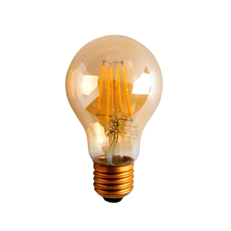 Ledzone - Ampolleta Filamento Led Luz Cálida 4W Base E27