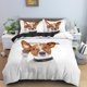 thumbnail image 1 of Cute Jack Russell Dog Luxury Queen King Single Bedding Set Duvet Cover With Pillowcase For Kids Adult Bedclothes Bed Sheets, 1 of 5