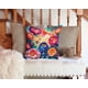 thumbnail image 3 of Almohada Decorativa Con Peonías Coloridas 14x14, 3 of 6