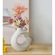 thumbnail image 3 of Jarrón Flores Cerámica Decoración Moderno Pequeño Blanco Jhn, 3 of 3