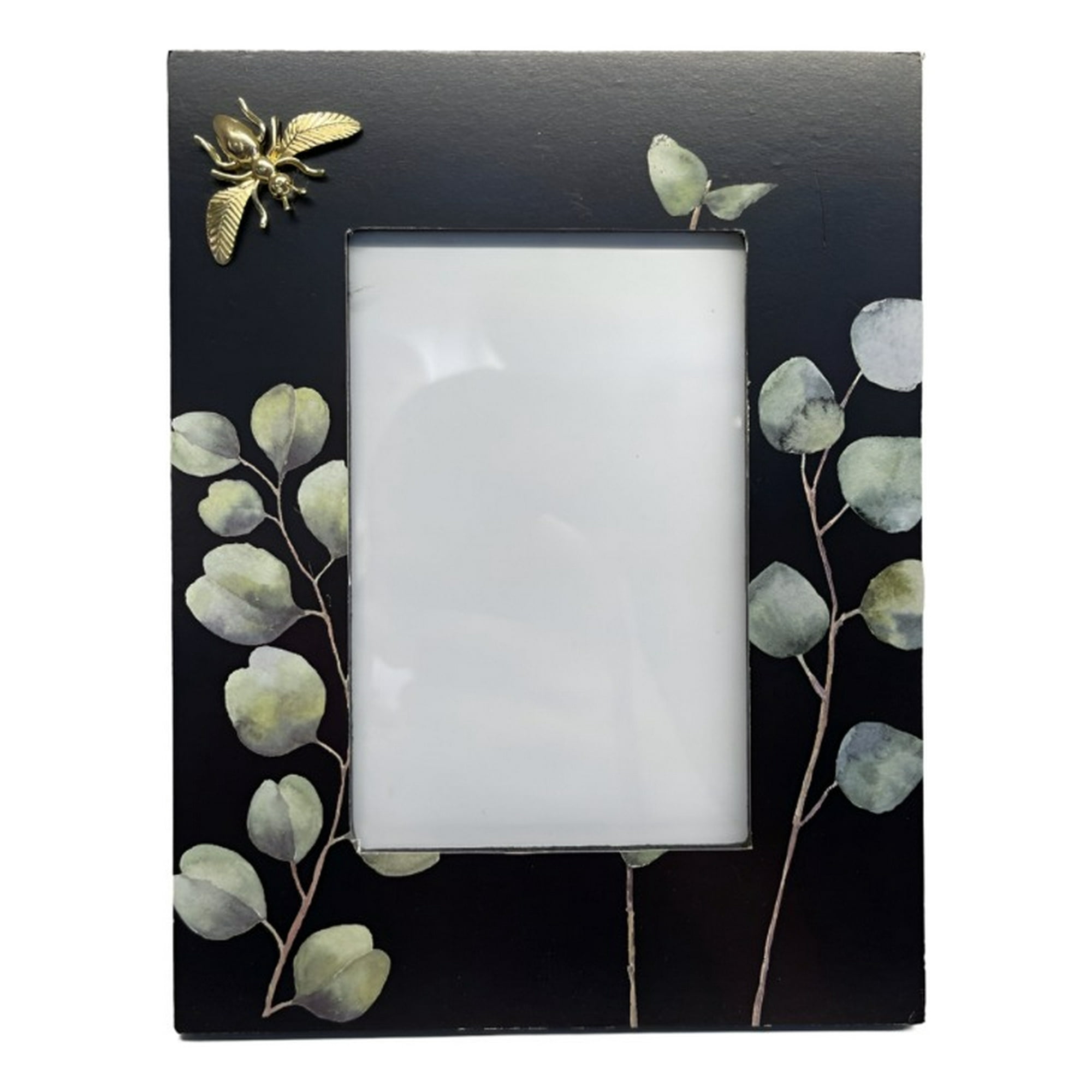 Genérico - Set De 3 Marco Fotos Hojas Eucalipto Mesa Pared Vertical Jhn