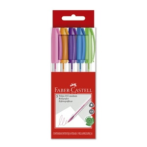 Faber Castell - Bolígrafo Trilux 032 M Faber-Castell X5 Colores