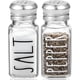 thumbnail image 1 of Set de saleros y pimenteros transparentes Brighter Barns Modern, 1 of 3