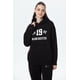 thumbnail image 1 of Polerón Mujer Oversize Print Negro, 1 of 4