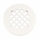 thumbnail image 1 of Tapa para desagüe de regadera LXLOTUS de 4.25 cm, blanca, de acero inoxidable, 1 of 7
