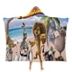 thumbnail image 1 of Madagascar Manta Capa con Capucha Anti-Bolitas, Manta de Lana Ártica Suave, Manta Portátil de Felpa Ligera y Lujosa, Poncho para Siesta en Casa y Oficina, 100*130cm, 1 of 6