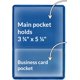 thumbnail image 2 of Portatarjetas de identificación STORE SMART paquete de 20, azul metálico, 2 of 3