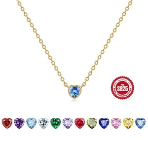 Collar Heshpaws S925 Sterling Silver Pink Diamond