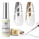 thumbnail image 1 of Set de esmaltes en gel para delineador de uñas Born Pretty Metallic Silver Gold, 8 ml, 1 of 3