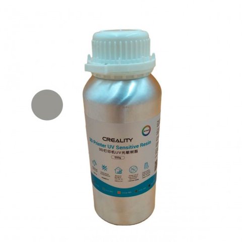 Resina Creality 500G Fotosensible Color Gris - Para