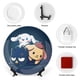 thumbnail image 3 of Badtz Maru Plato decorativo de porcelana fina (bone china), plato decorativo de cerámica para hogar, oficina, soporte de pared, platos decorativos para dormitorio - 6 pulgadas (15 cm), 3 of 6