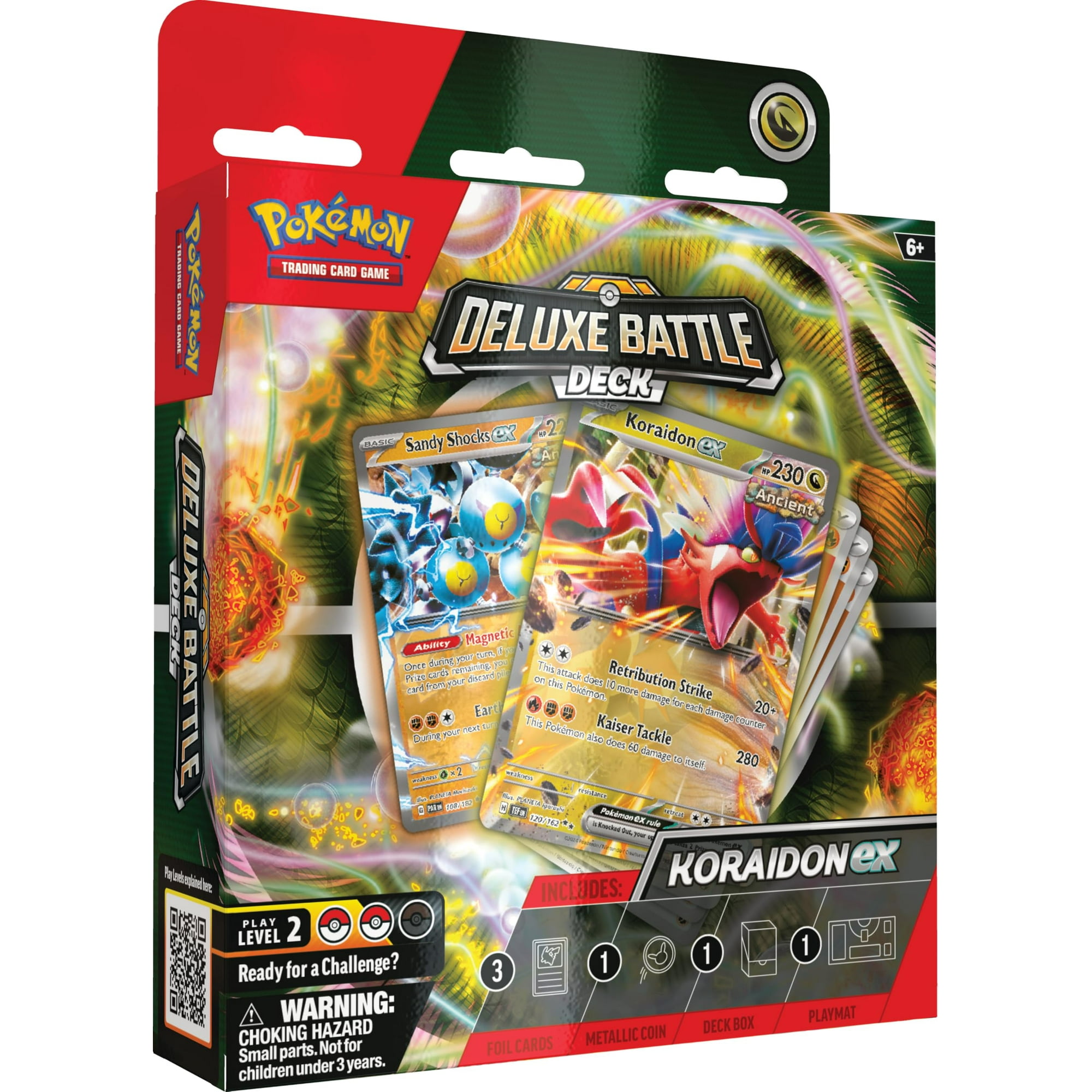 Pokémon - Juego De Cartas Coleccionables Pokemon Koraidon Ex Deluxe Battle Deck